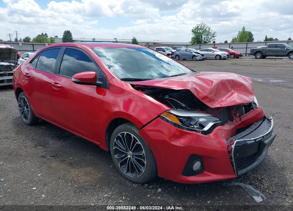 2015 TOYOTA COROLLA S PLUS VIN: 2T1BURHE4FC369525