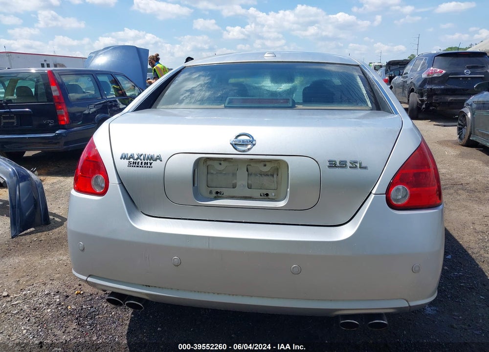 2008 NISSAN MAXIMA 3.5 SL VIN: 1N4BA41E08C814110