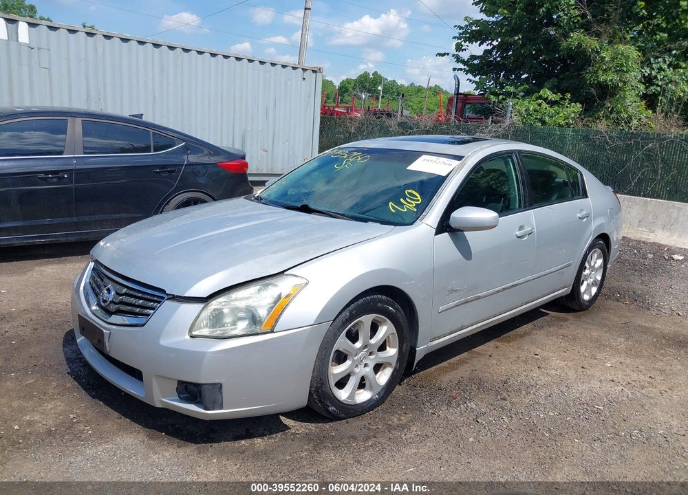 2008 NISSAN MAXIMA 3.5 SL VIN: 1N4BA41E08C814110