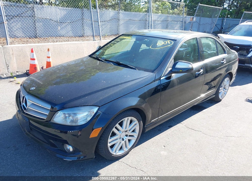 2009 MERCEDES-BENZ C CLASS VIN: WDDGF81XX9F207275