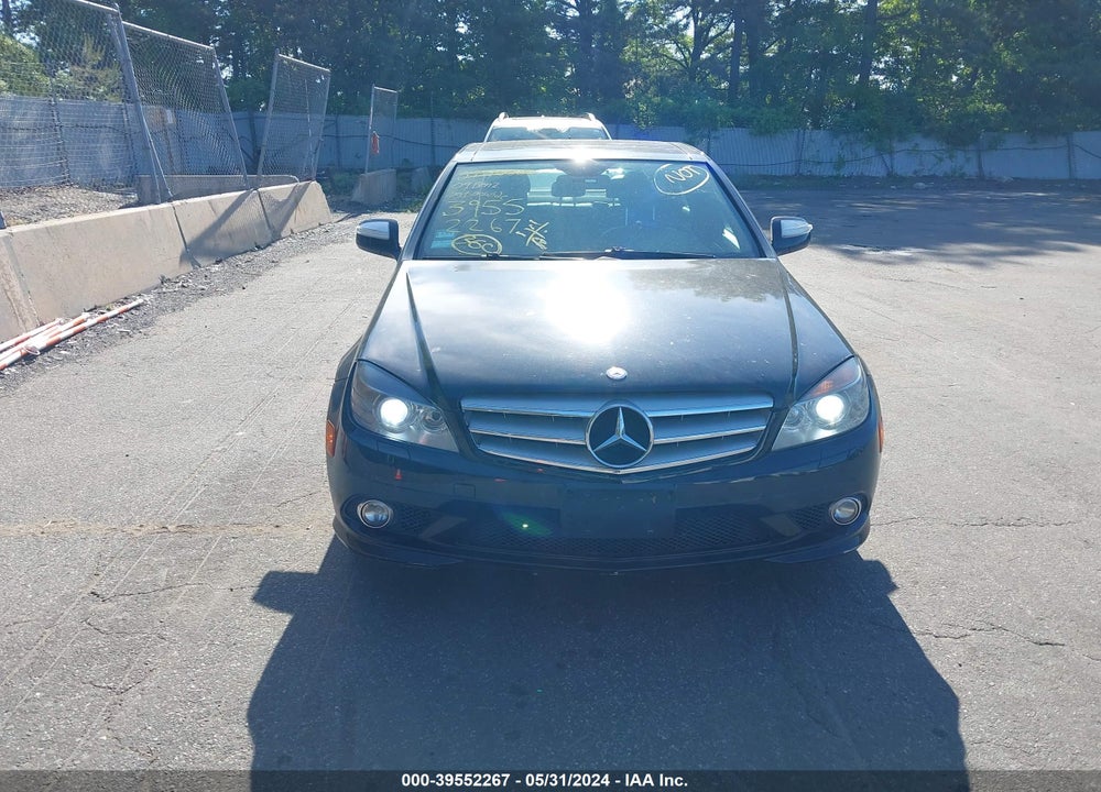 2009 MERCEDES-BENZ C CLASS VIN: WDDGF81XX9F207275