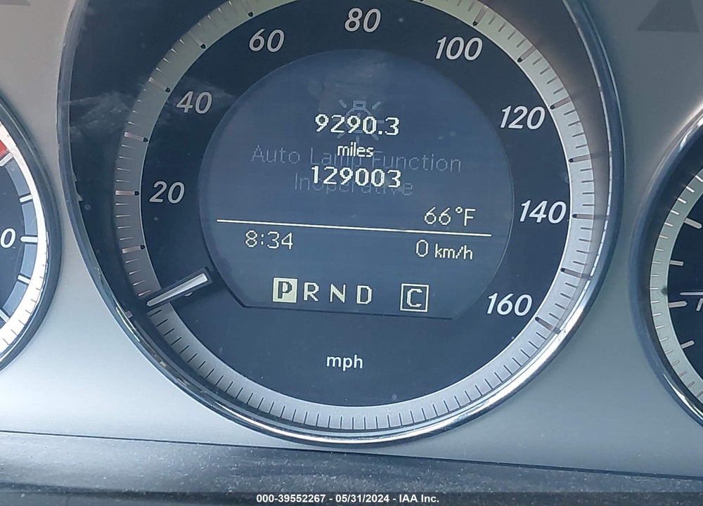2009 MERCEDES-BENZ C CLASS VIN: WDDGF81XX9F207275
