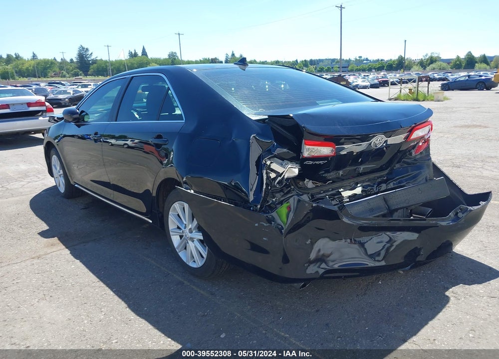 2012 TOYOTA CAMRY XLE V6 VIN: 4T1BK1FK0CU510956