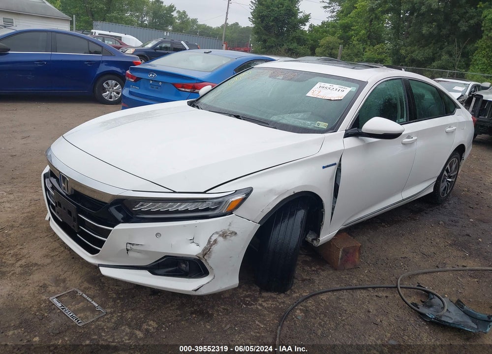 2021 HONDA ACCORD HYBRID EX-L VIN: 1HGCV3F58MA021313
