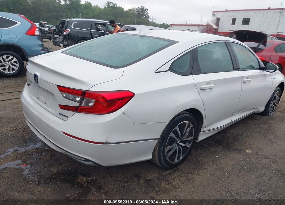 2021 HONDA ACCORD HYBRID EX-L VIN: 1HGCV3F58MA021313