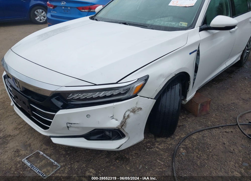 2021 HONDA ACCORD HYBRID EX-L VIN: 1HGCV3F58MA021313