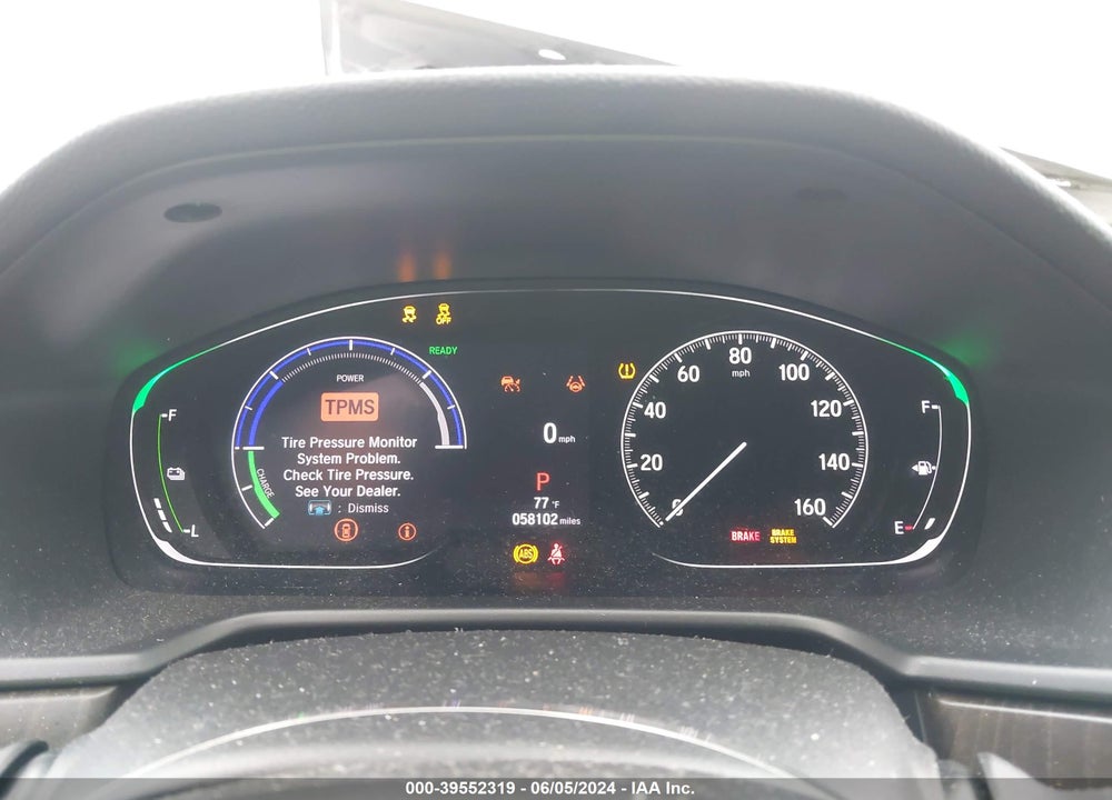 2021 HONDA ACCORD HYBRID EX-L VIN: 1HGCV3F58MA021313