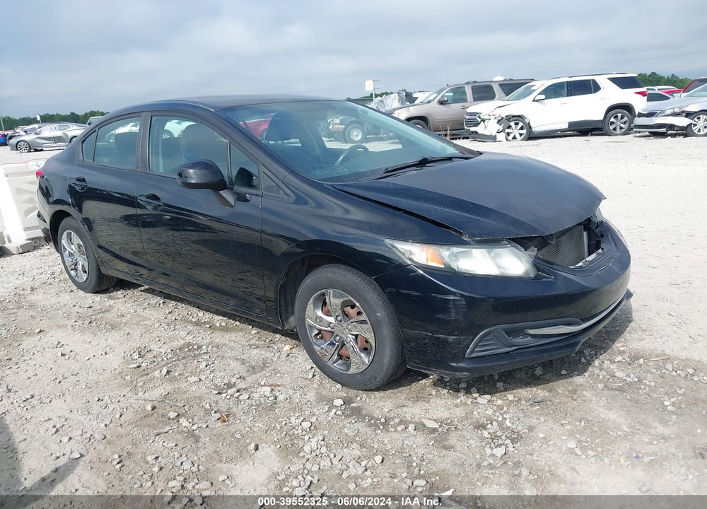 2013 HONDA CIVIC LX VIN: 2HGFB2F58DH566185