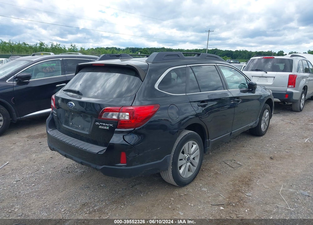 2017 SUBARU OUTBACK 2.5I PREMIUM VIN: 4S4BSACC9H3432073