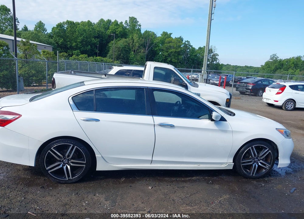 2016 HONDA ACCORD SPORT VIN: 1HGCR2F57GA182108