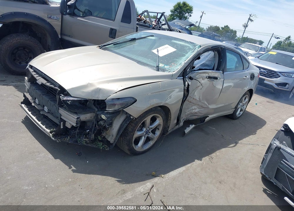 2016 FORD FUSION SE VIN: 3FA6P0HD0GR148680