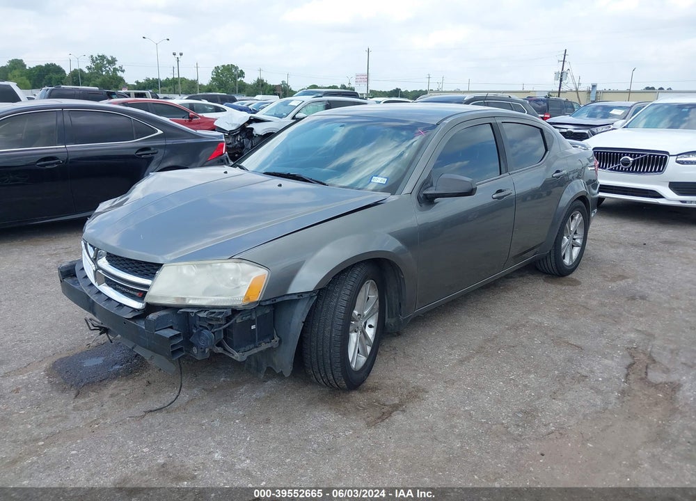 2013 DODGE AVENGER SE V6 VIN: 1C3CDZAGXDN585460