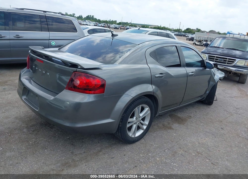 2013 DODGE AVENGER SE V6 VIN: 1C3CDZAGXDN585460