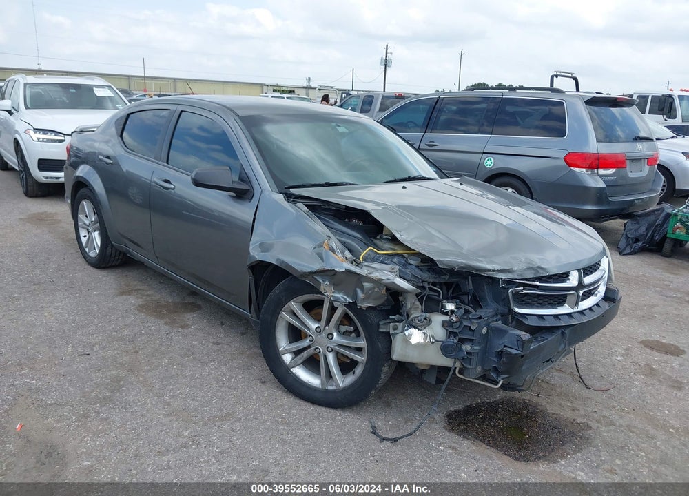 2013 DODGE AVENGER SE V6 VIN: 1C3CDZAGXDN585460