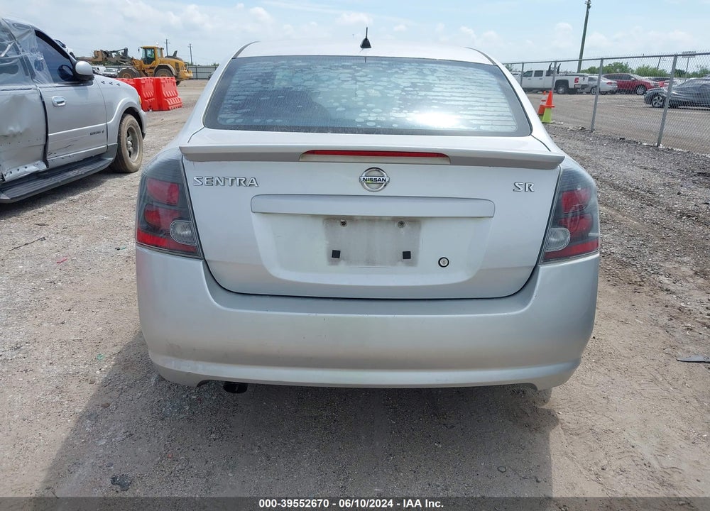 2012 NISSAN SENTRA 2.0 SR VIN: 3N1AB6AP5CL627039