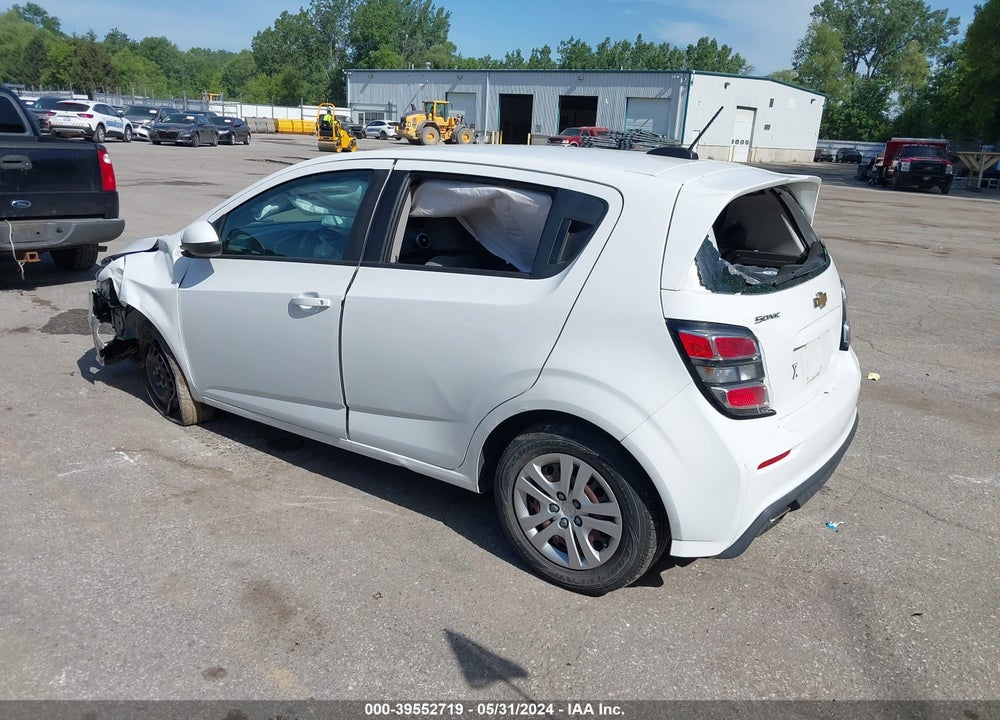 2017 CHEVROLET SONIC LT AUTO VIN: 1G1JG6SH4H4157193