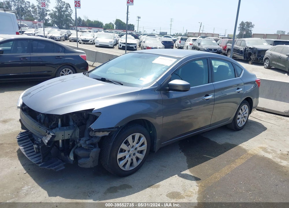 2018 NISSAN SENTRA S VIN: 3N1AB7AP9JY336596