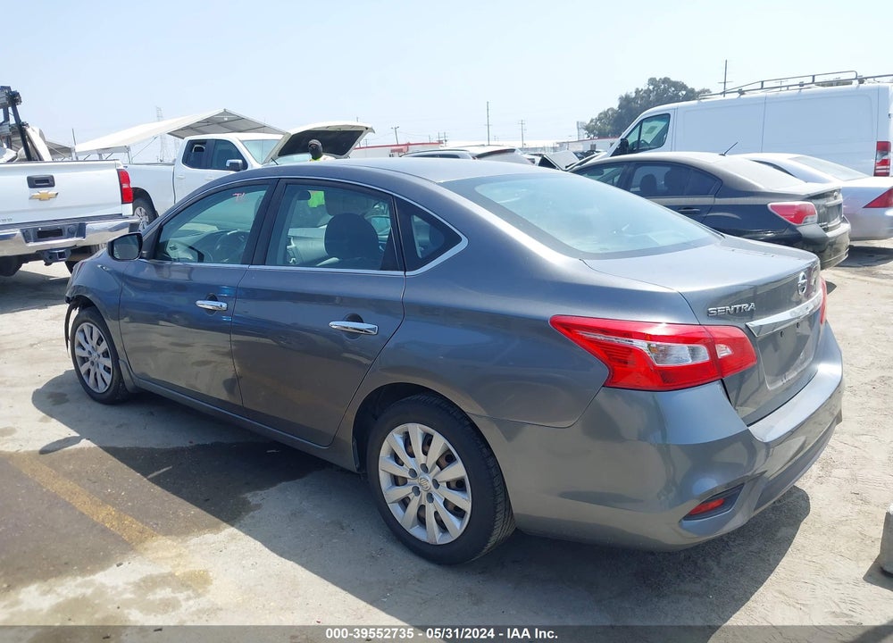 2018 NISSAN SENTRA S VIN: 3N1AB7AP9JY336596