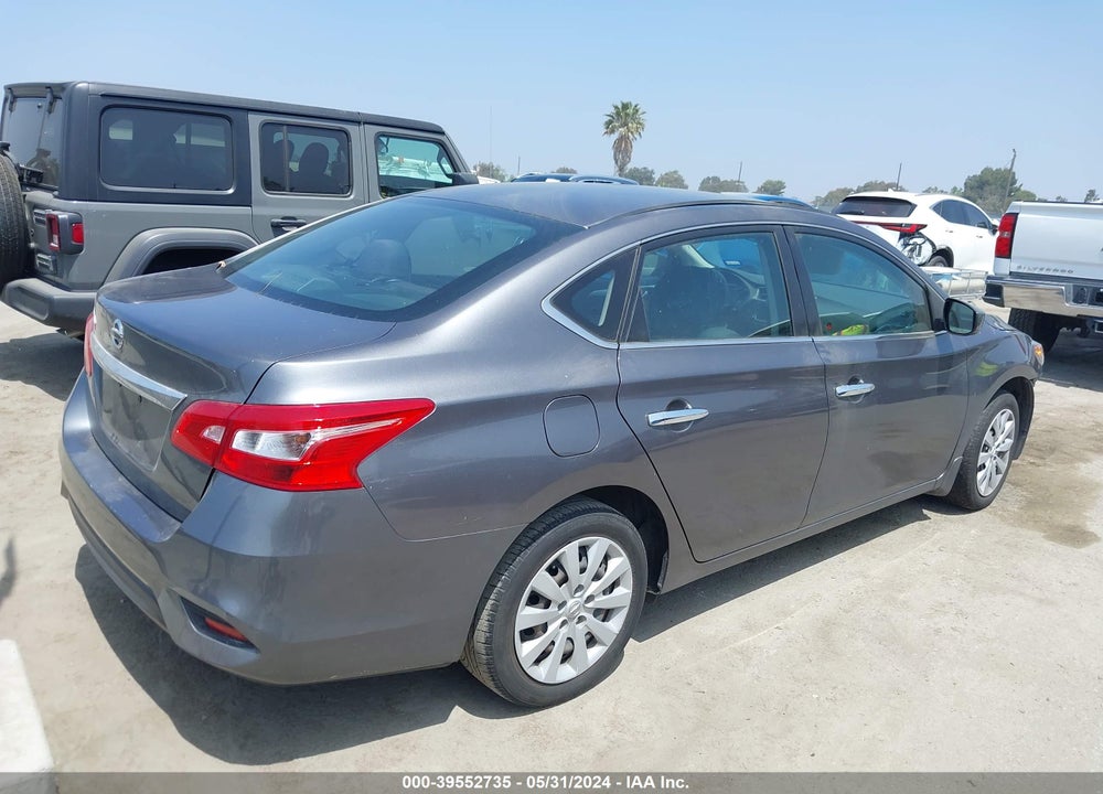 2018 NISSAN SENTRA S VIN: 3N1AB7AP9JY336596