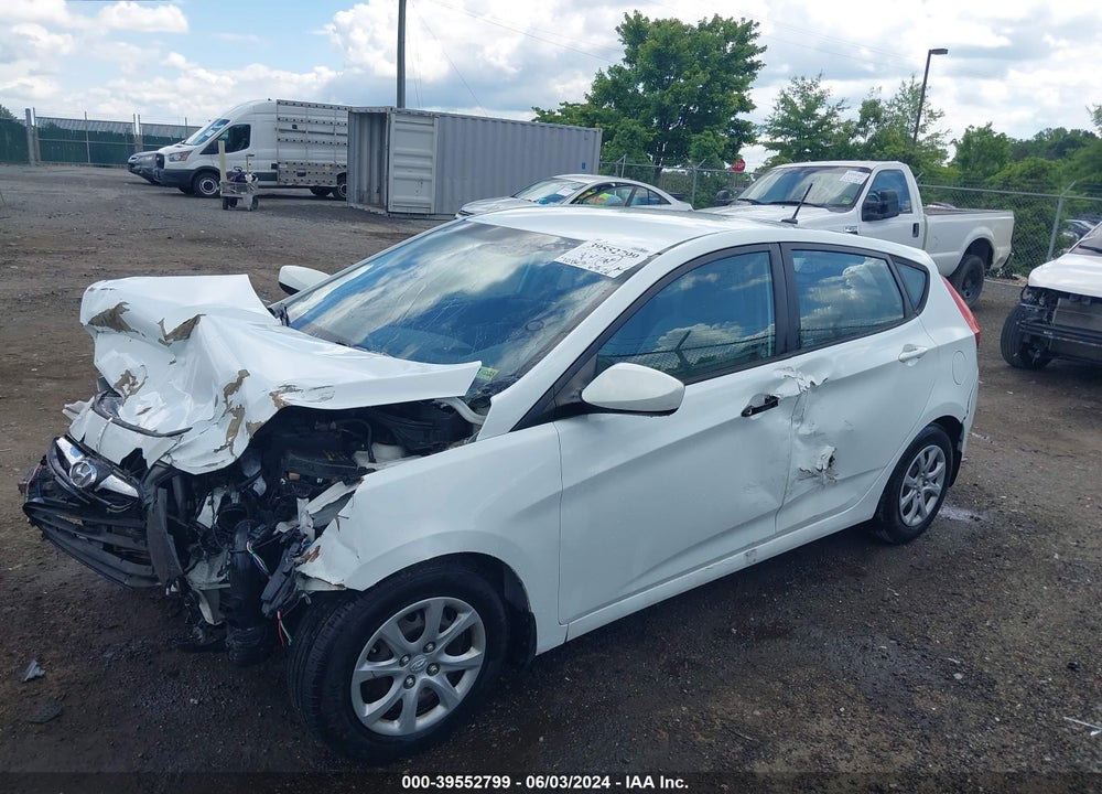2013 HYUNDAI ACCENT GS VIN: KMHCT5AE1DU114109