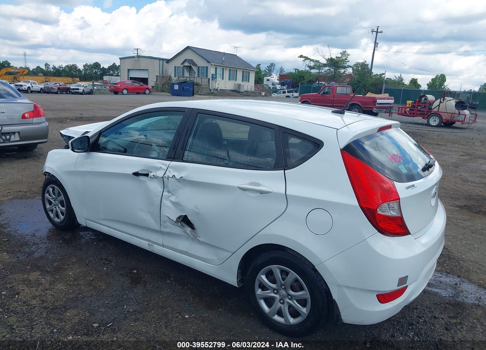 2013 HYUNDAI ACCENT GS VIN: KMHCT5AE1DU114109