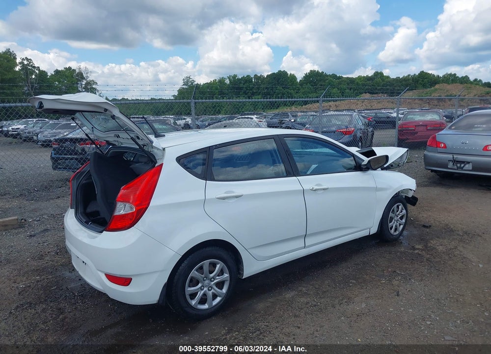 2013 HYUNDAI ACCENT GS VIN: KMHCT5AE1DU114109