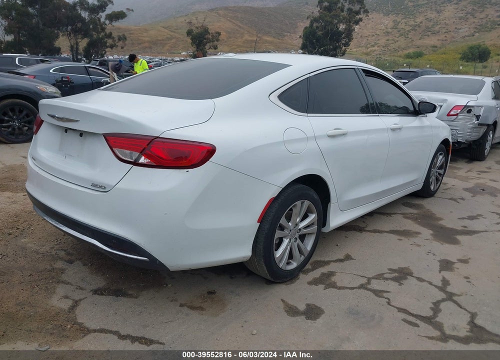 2016 CHRYSLER 200 LIMITED VIN: 1C3CCCAB2GN164941