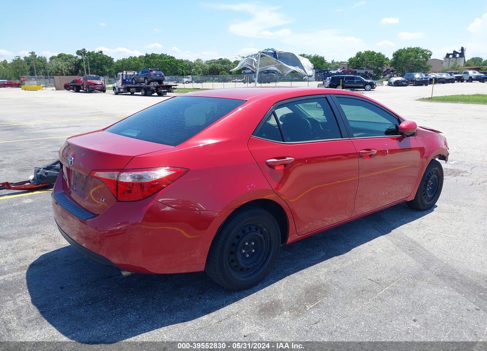 2017 TOYOTA COROLLA LE VIN: 5YFBURHE5HP718162