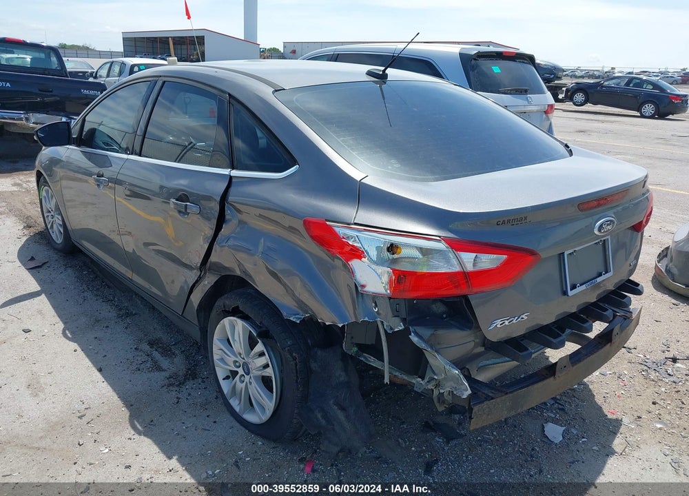 2012 FORD FOCUS SEL VIN: 1FAHP3H20CL337203