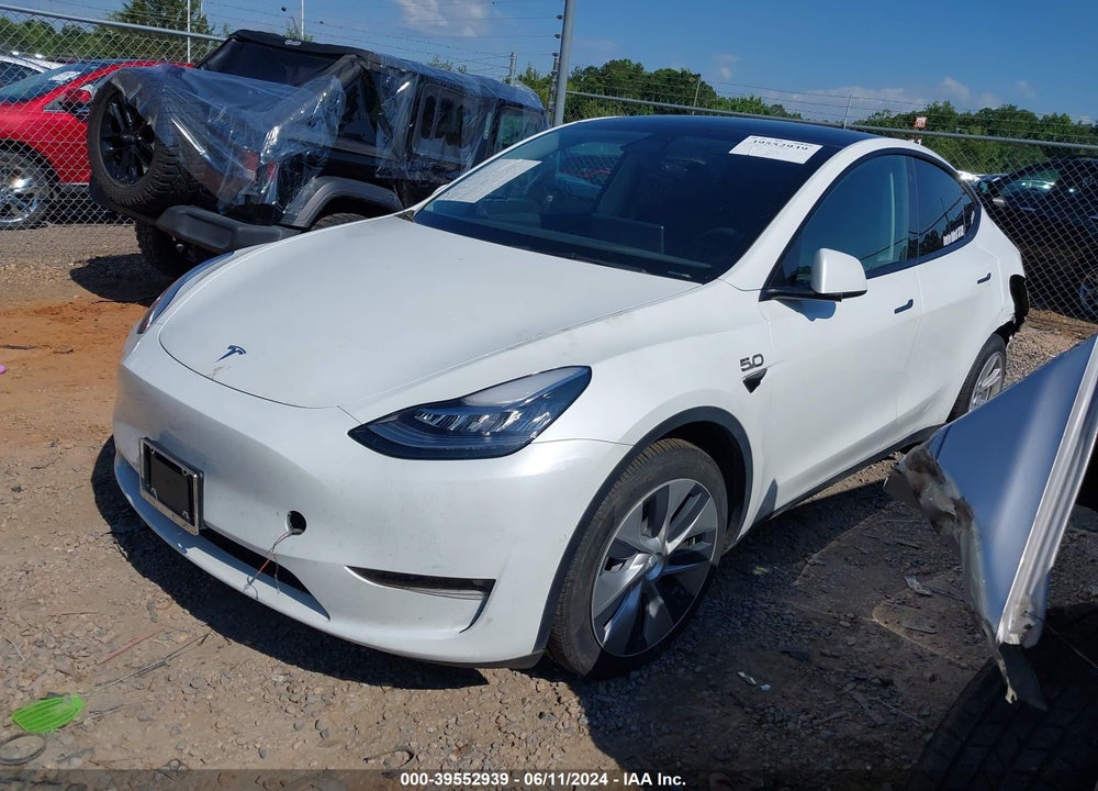 2021 TESLA MODEL Y LONG RANGE DUAL MOTOR ALL-WHEEL DRIVE VIN: 5YJYGDEE3MF300715