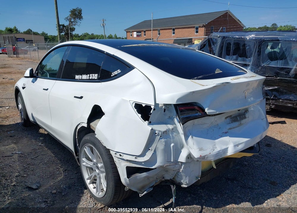 2021 TESLA MODEL Y LONG RANGE DUAL MOTOR ALL-WHEEL DRIVE VIN: 5YJYGDEE3MF300715