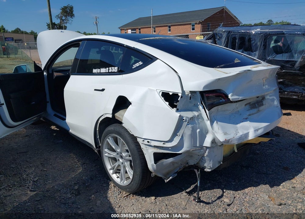 2021 TESLA MODEL Y LONG RANGE DUAL MOTOR ALL-WHEEL DRIVE VIN: 5YJYGDEE3MF300715