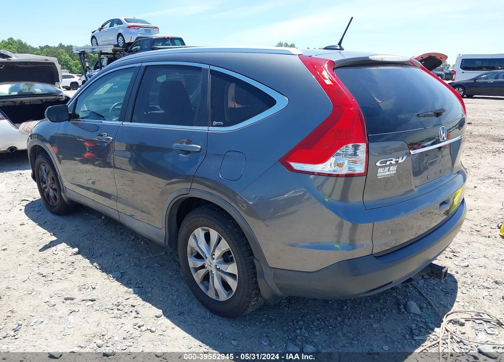 2012 HONDA CR-V EX-L VIN: 2HKRM3H71CH501257