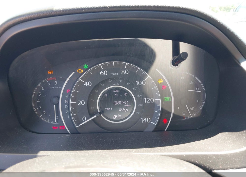 2012 HONDA CR-V EX-L VIN: 2HKRM3H71CH501257
