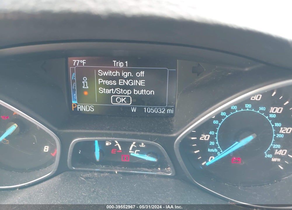 2014 FORD ESCAPE TITANIUM VIN: 1FMCU9J94EUB08250
