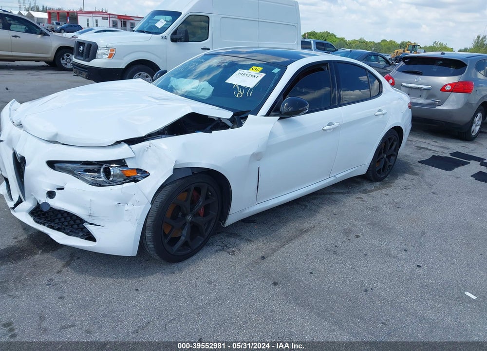 2020 ALFA ROMEO GIULIA RWD VIN: ZARFAMAN9L7634983