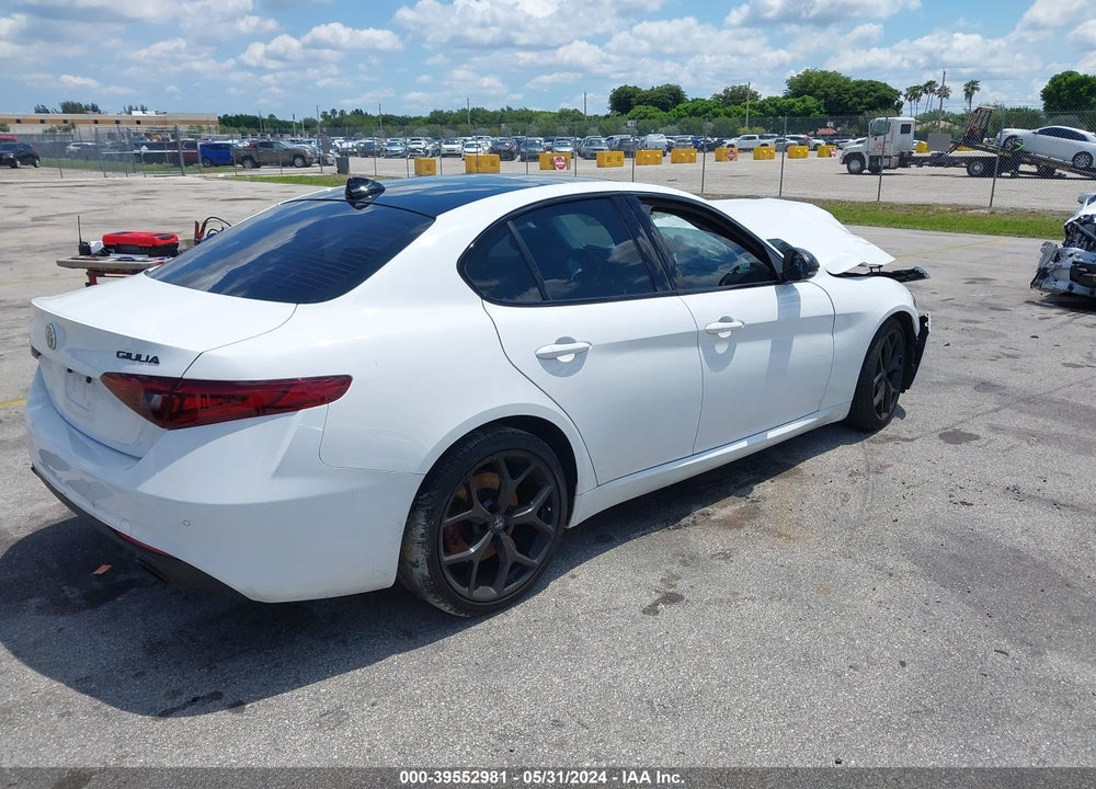 2020 ALFA ROMEO GIULIA RWD VIN: ZARFAMAN9L7634983