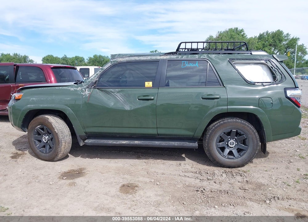 2022 TOYOTA 4RUNNER TRAIL SPECIAL EDITION VIN: JTETU5JR5N6064675