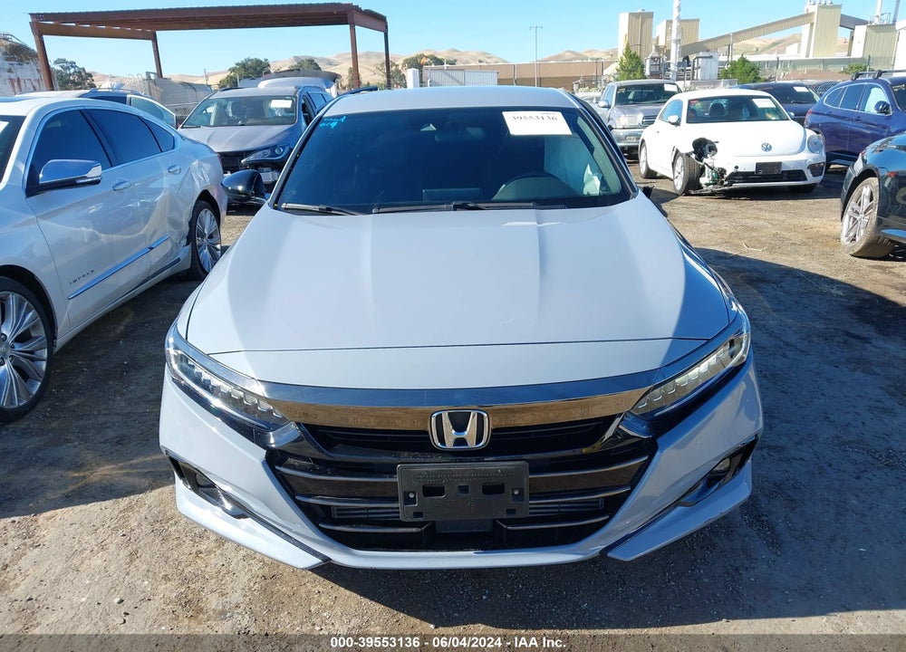 2022 HONDA ACCORD SPORT VIN: 1HGCV1F35NA000455
