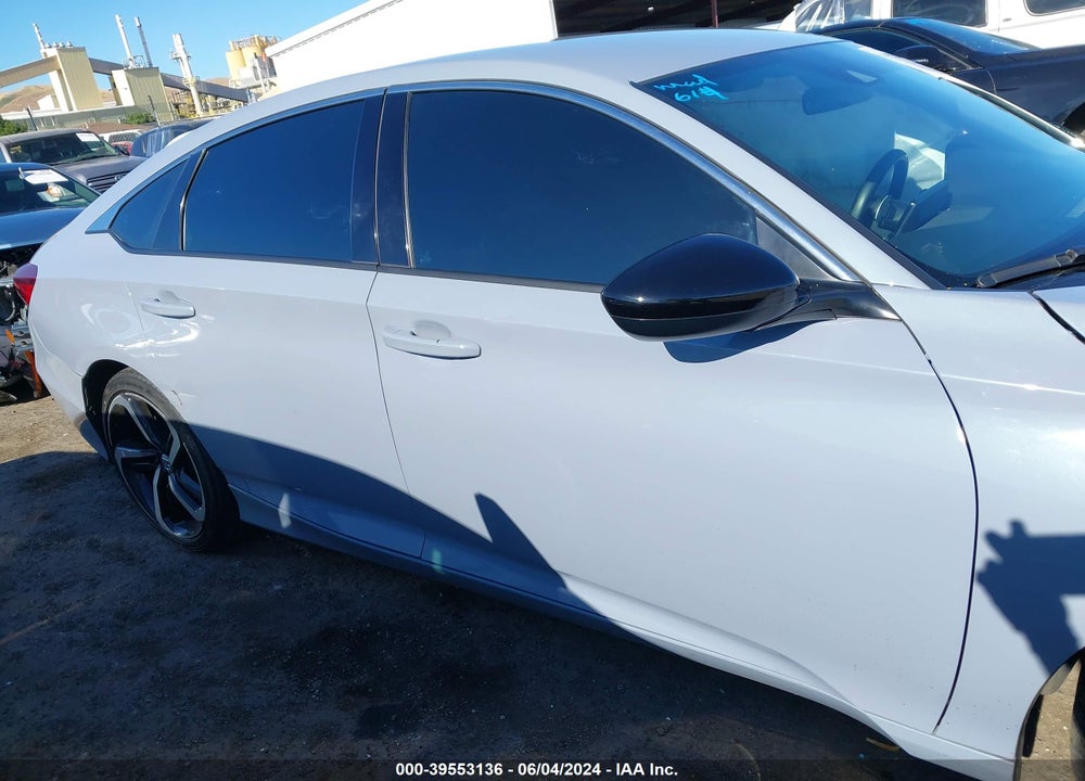 2022 HONDA ACCORD SPORT VIN: 1HGCV1F35NA000455