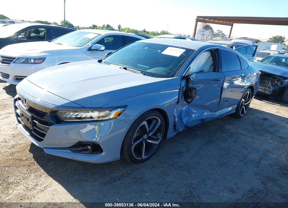 2022 HONDA ACCORD SPORT VIN: 1HGCV1F35NA000455