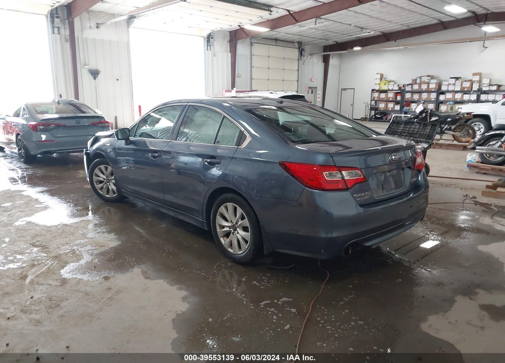 2015 SUBARU LEGACY 2.5I PREMIUM VIN: 4S3BNBC68F3063649