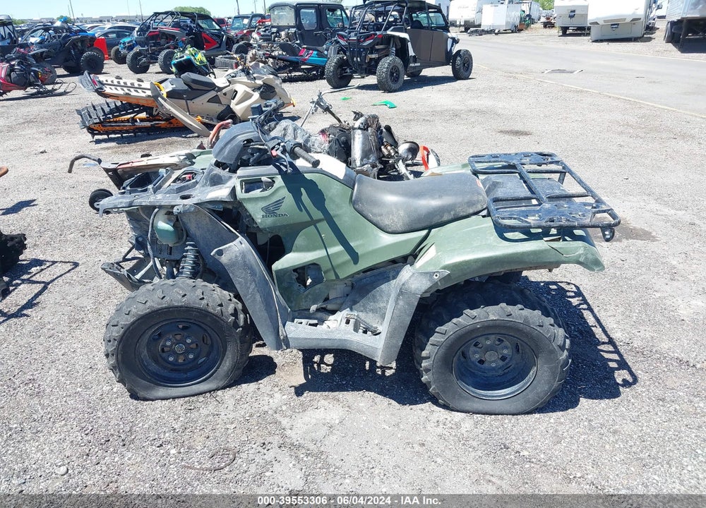 2022 HONDA TRX420 FM VIN: 1HFTE40K7N4801022