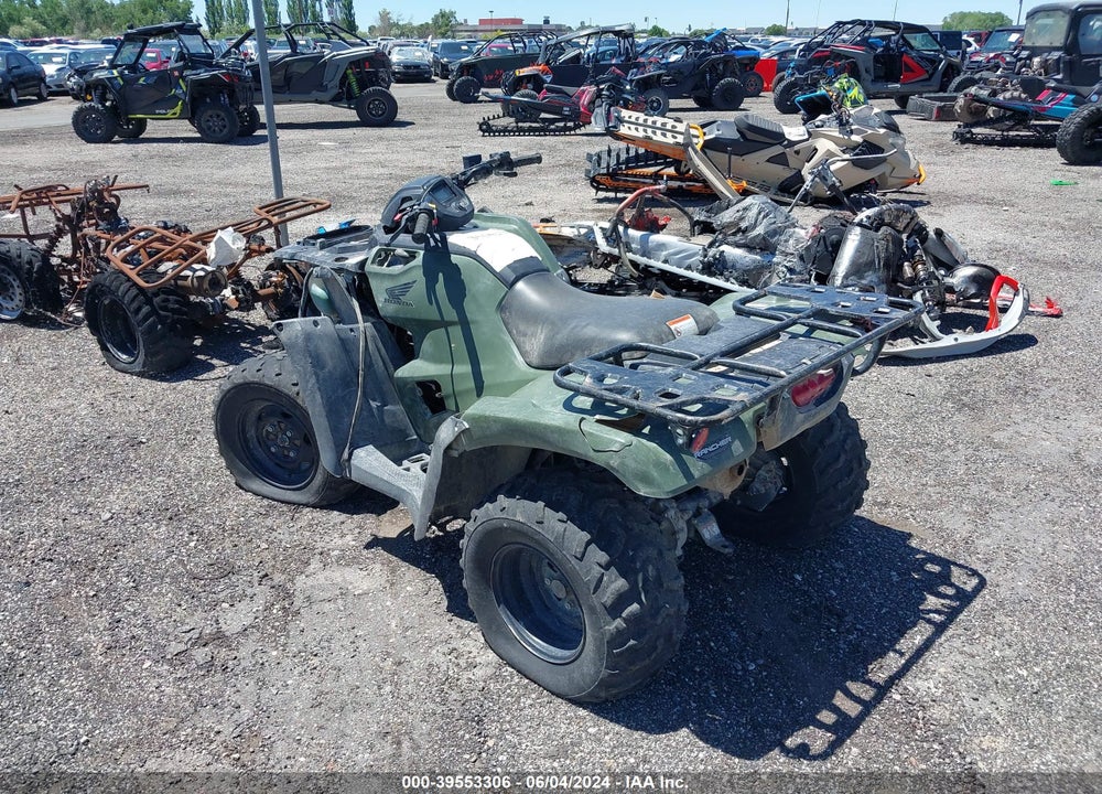 2022 HONDA TRX420 FM VIN: 1HFTE40K7N4801022
