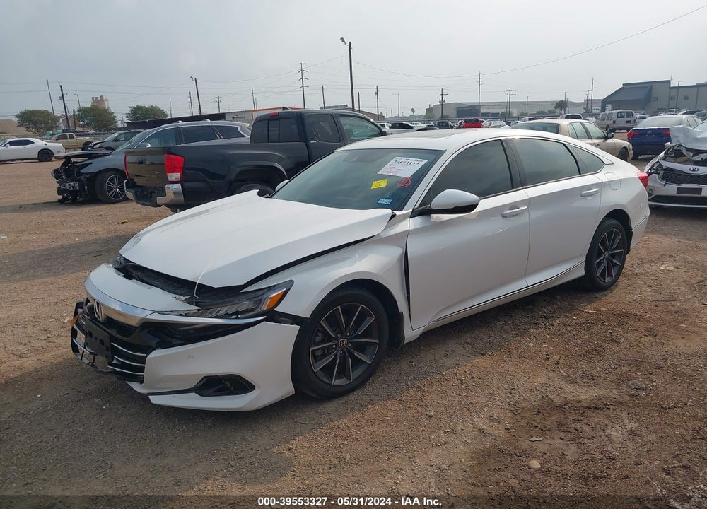 2021 HONDA ACCORD EX-L VIN: 1HGCV1F57MA026832