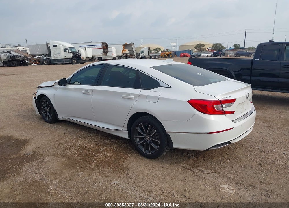 2021 HONDA ACCORD EX-L VIN: 1HGCV1F57MA026832