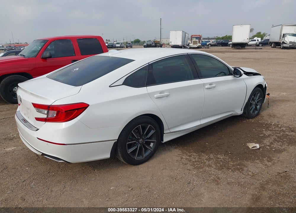 2021 HONDA ACCORD EX-L VIN: 1HGCV1F57MA026832