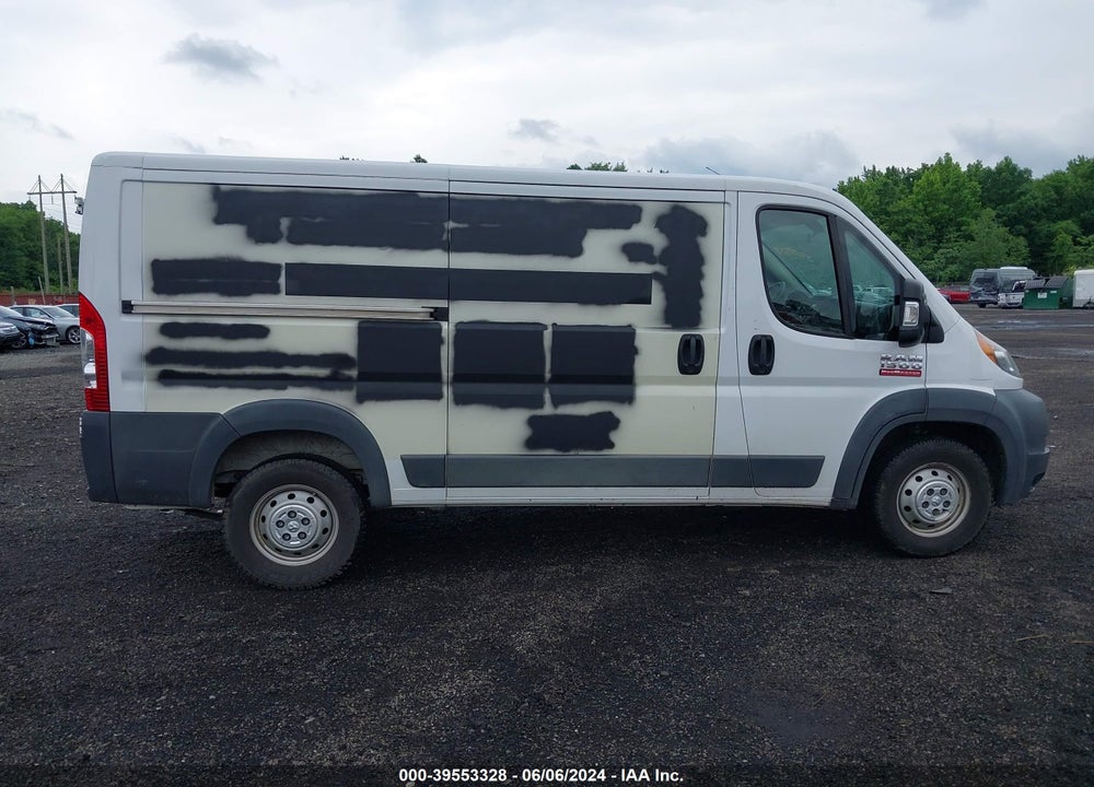 2017 RAM PROMASTER 1500 LOW ROOF 136 WB VIN: 3C6TRVAG6HE540040