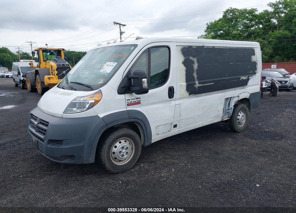 2017 RAM PROMASTER 1500 LOW ROOF 136 WB VIN: 3C6TRVAG6HE540040