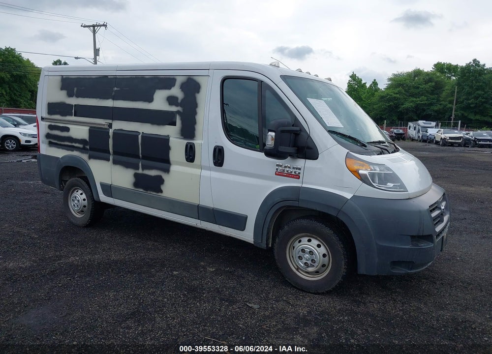 2017 RAM PROMASTER 1500 LOW ROOF 136 WB VIN: 3C6TRVAG6HE540040